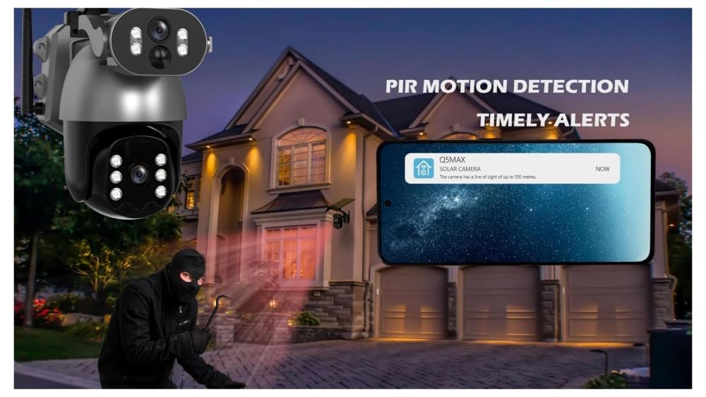 Amazon.co.jp: 4G LTE 太陽光発電 防犯カメラ 屋外 360度 全景 追従 防